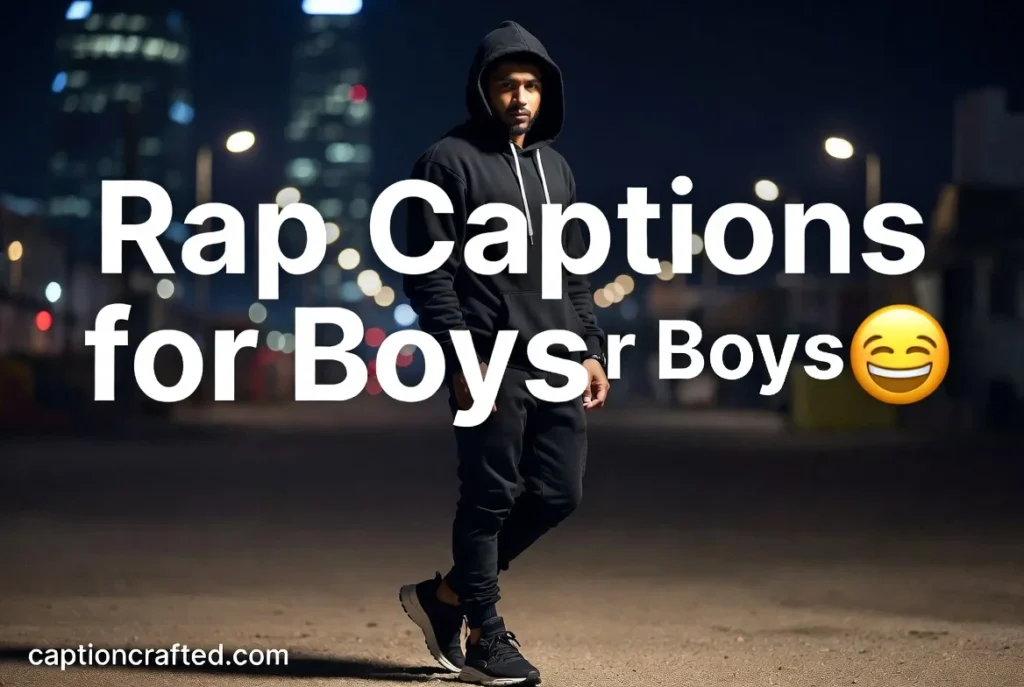 Rap Lyrics for Instagram Captions for Boys