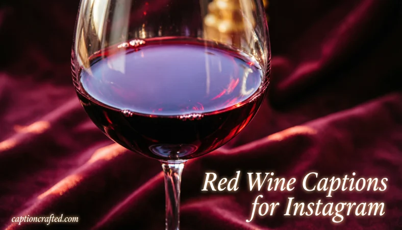 Red Wine Captions for Instagram