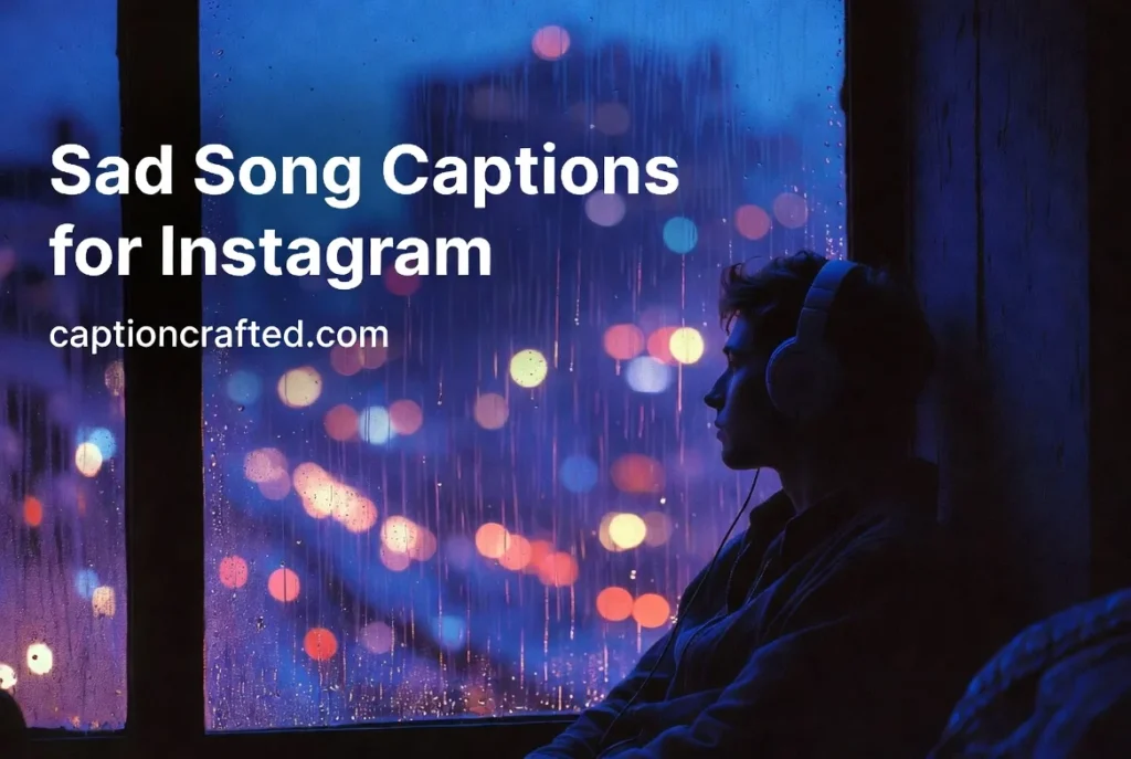 Sad Song Captions for Instagram 