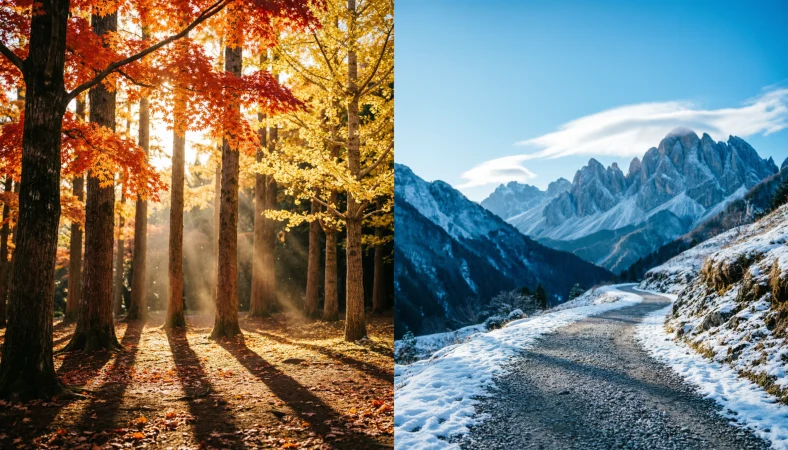 Seasonal Hiking Captions