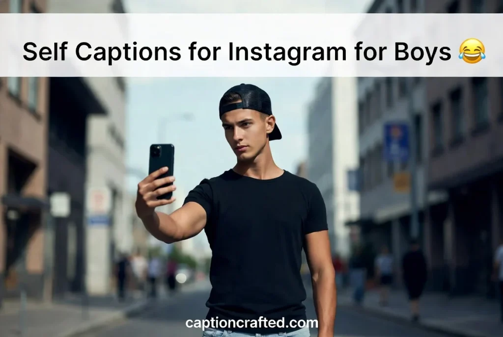 Self Captions for Instagram for Boys 