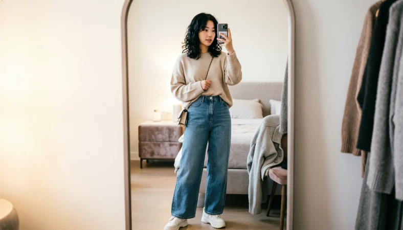 Self Captions for Mirror Selfies