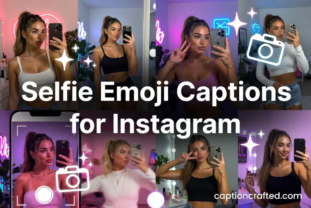 Selfie Emoji Captions for Instagram