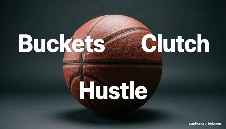 Short Basketball Captions for Instagram One Word