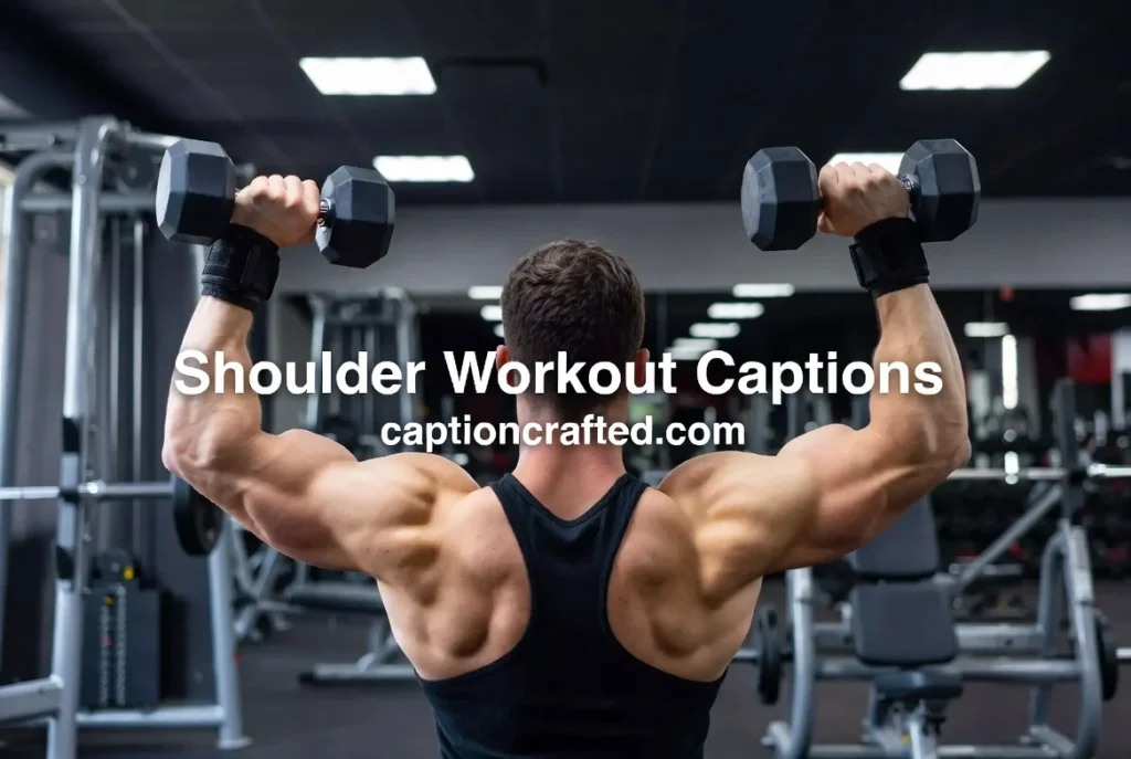 Shoulder Workout Captions for Instagram