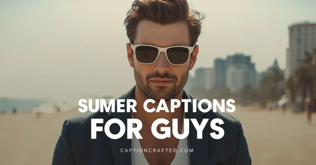 Summer Instagram Captions for Guys