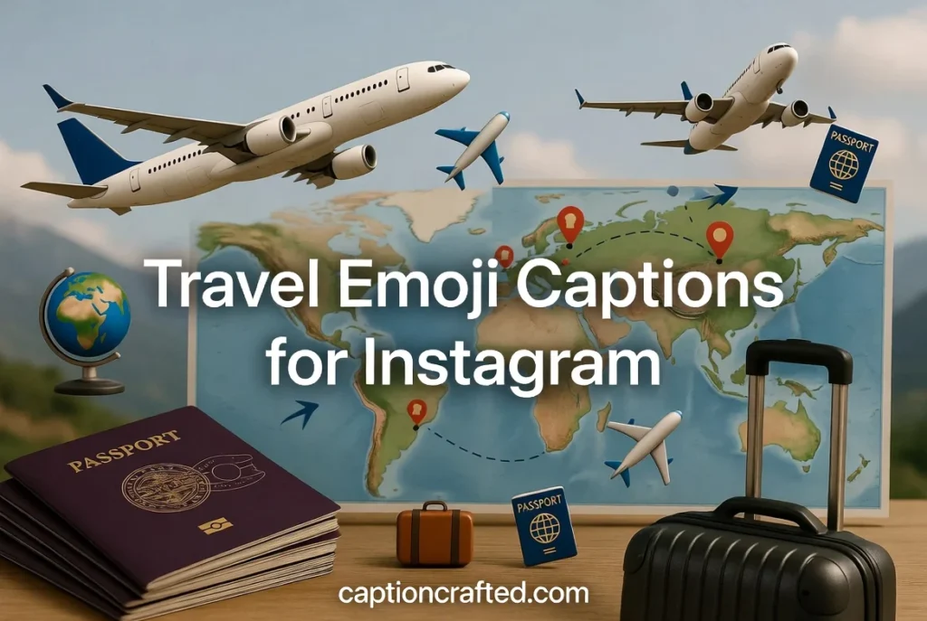Travel Emoji Captions for Instagram