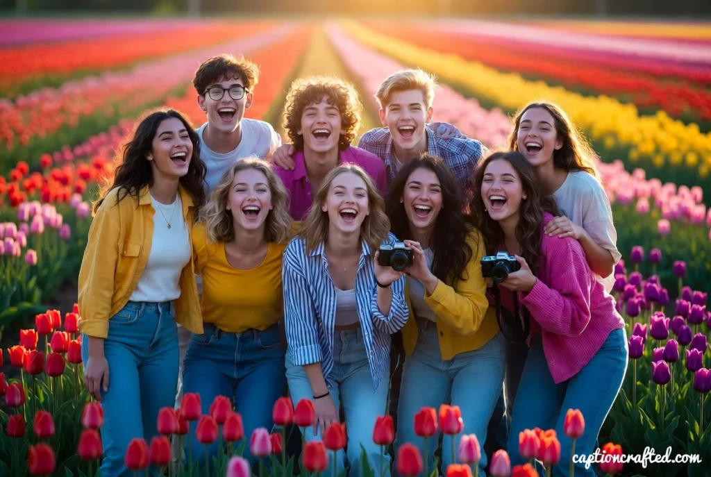 Tulip Captions for Friends