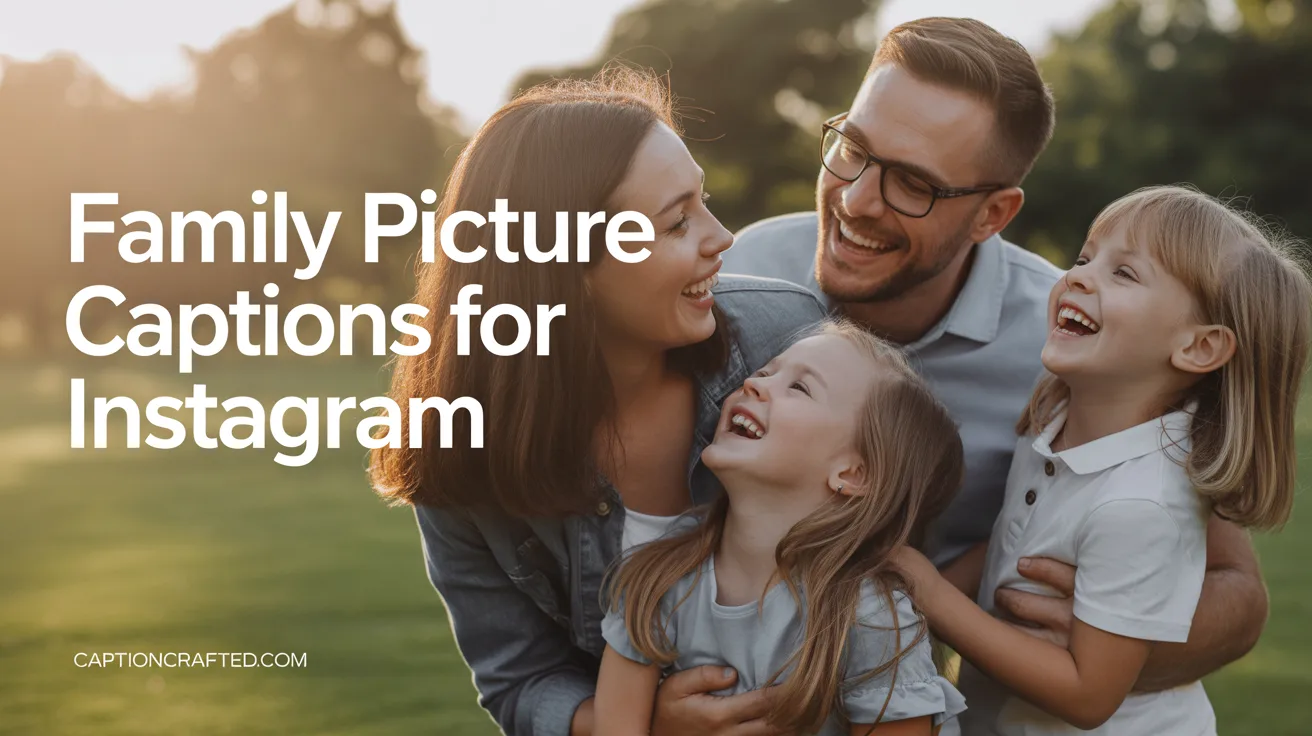 Family Picture Captions For Instagram
