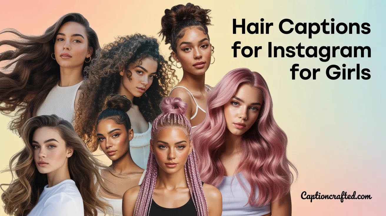 Hair Captions For Instagram For Girls