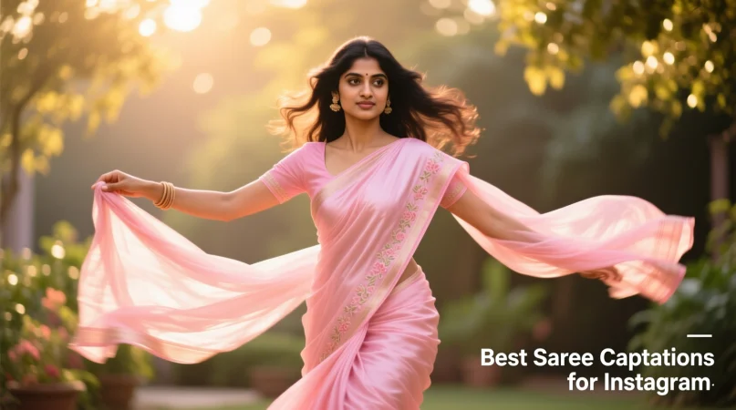 Saree Captions For Instagram