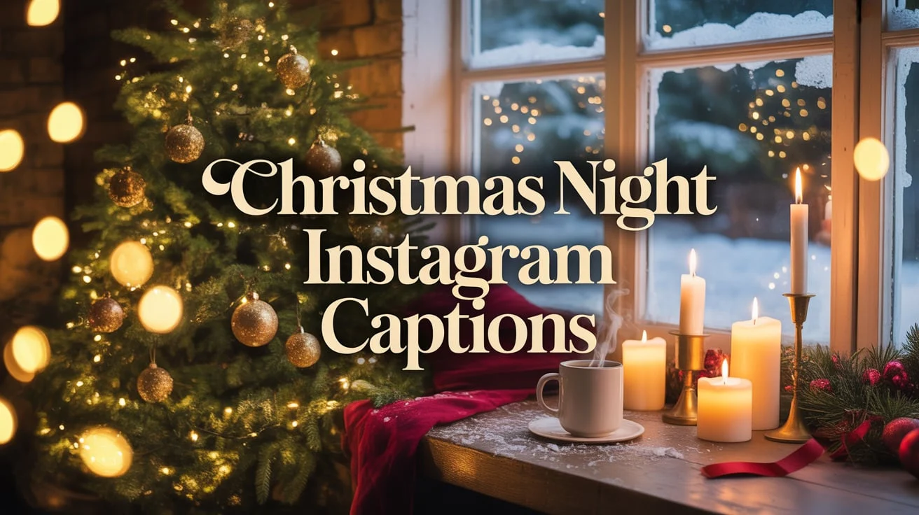 Christmas Night Instagram Captions