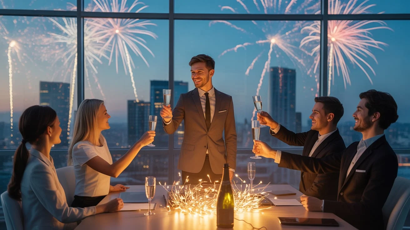 New Year's Eve Captions For Business