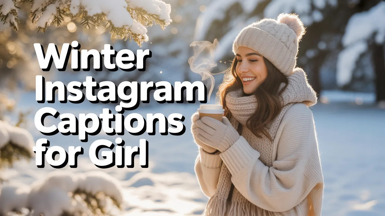 Winter Instagram Captions For Girl