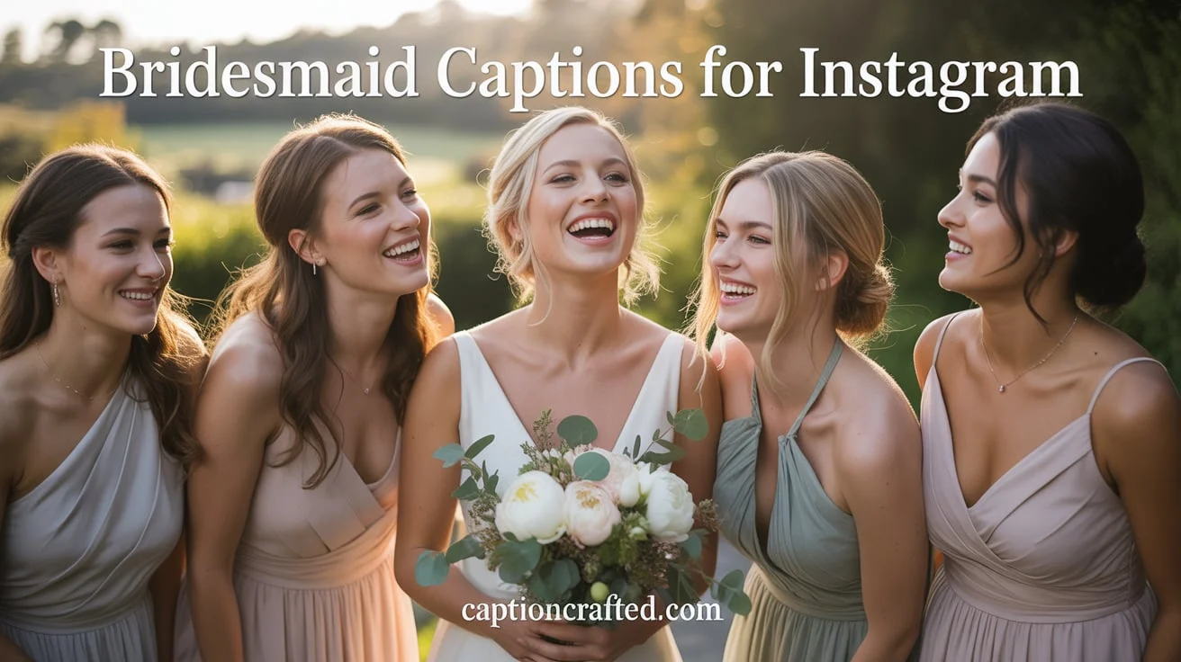 bridesmaid captions for instagram