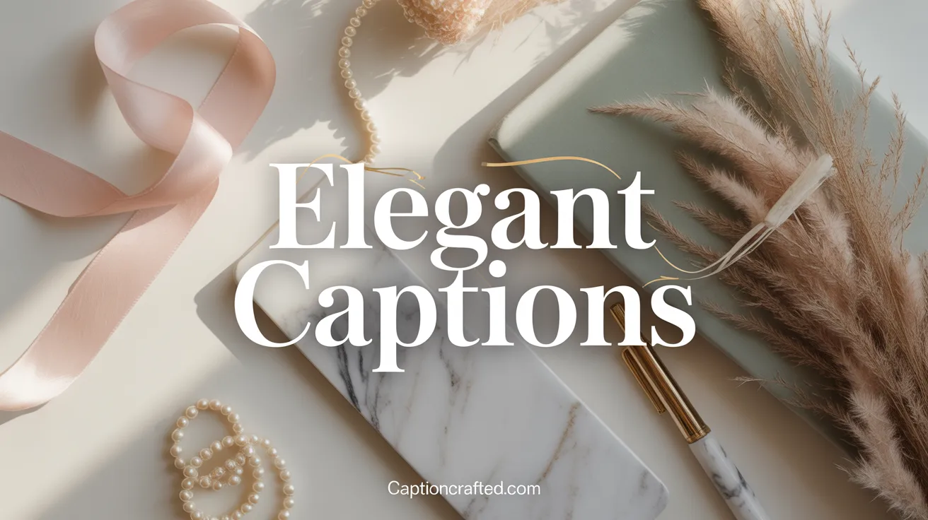 Elegant Captions for Instagram