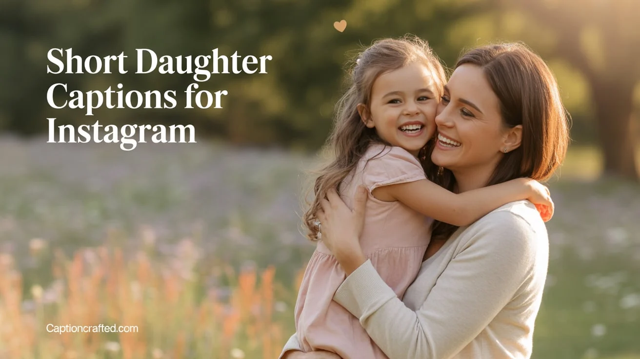 Short Daughter Captions For Instagram