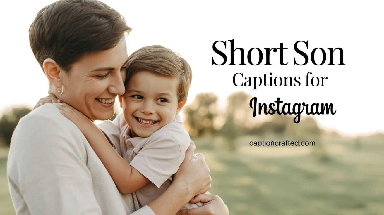 Short Son Captions For Instagram