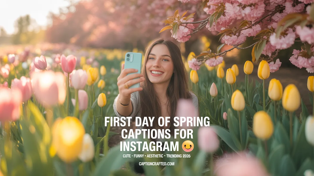 First Day of Spring captions for Instagram