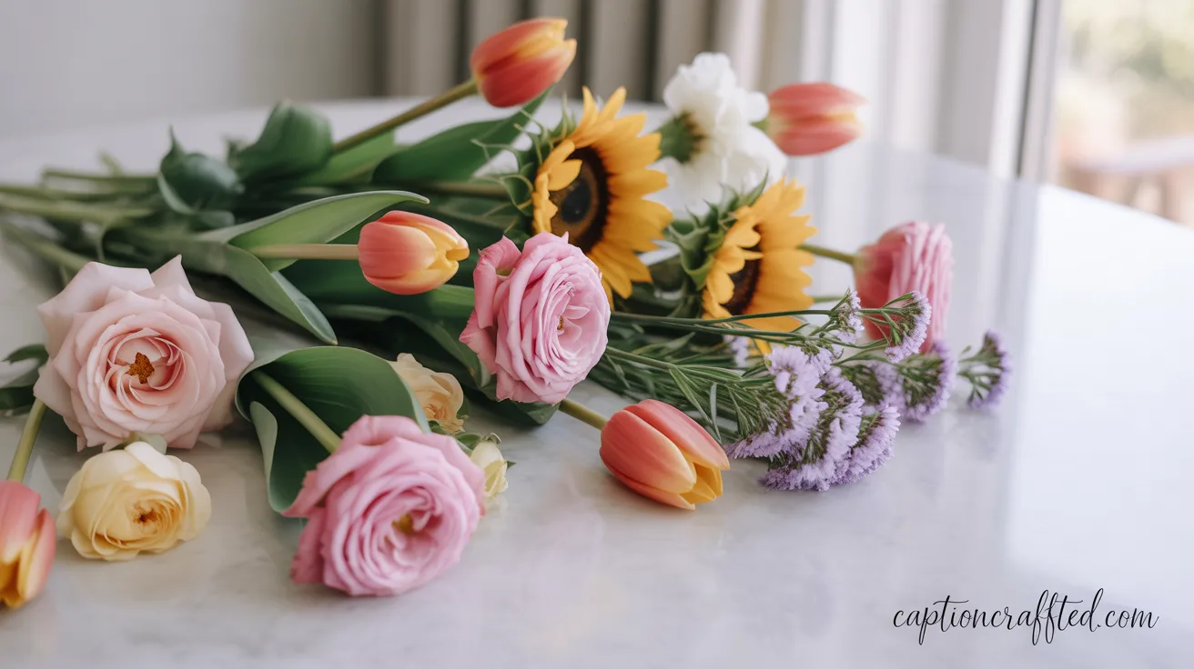 flowers captions for instagram