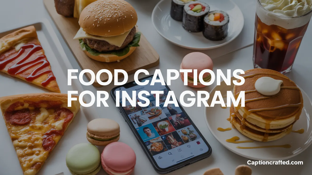 food captions for instagram