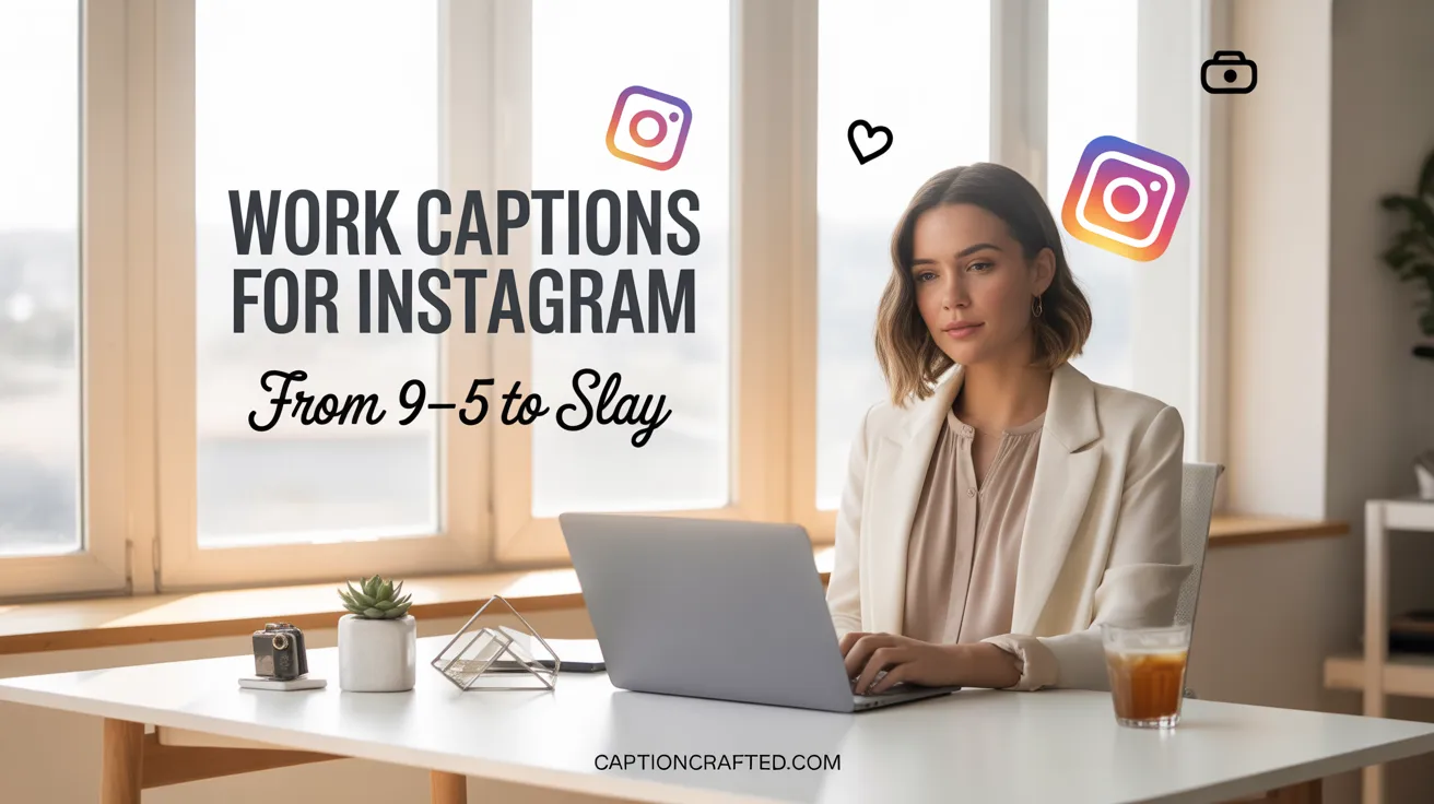work captions for instagram