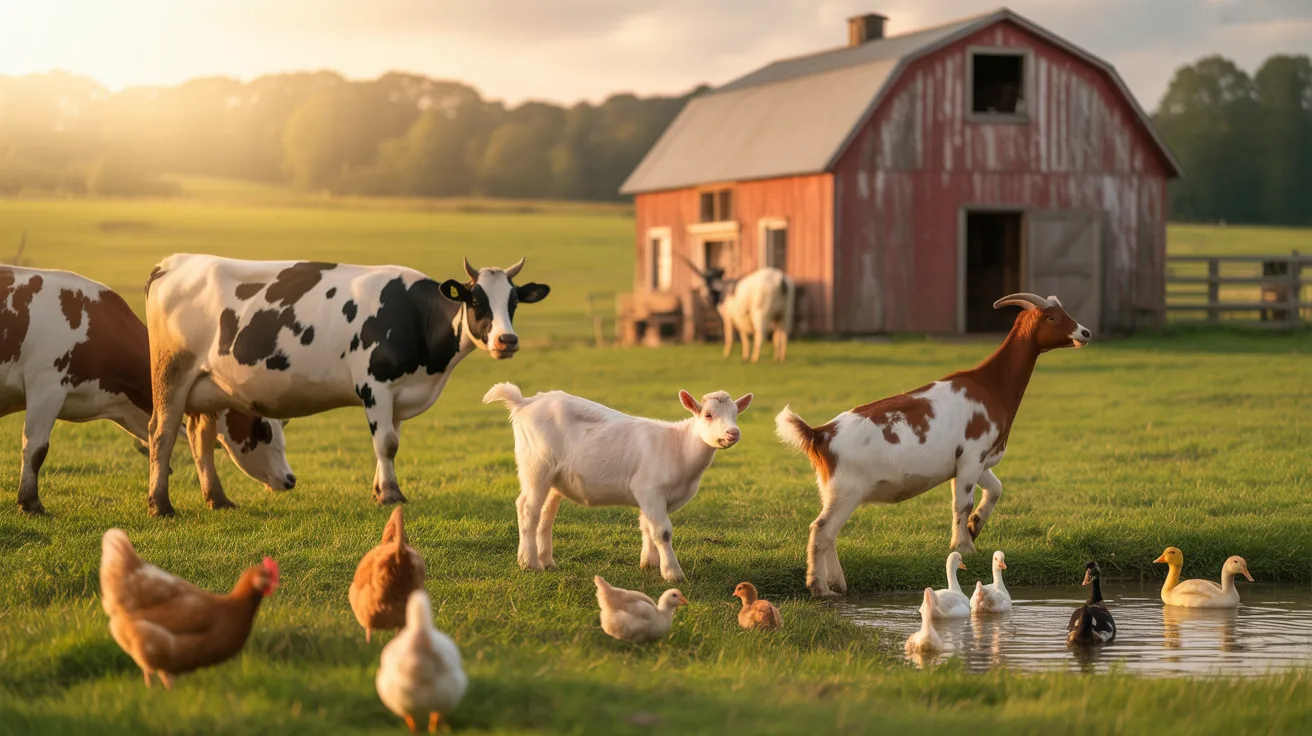 farm animal captions