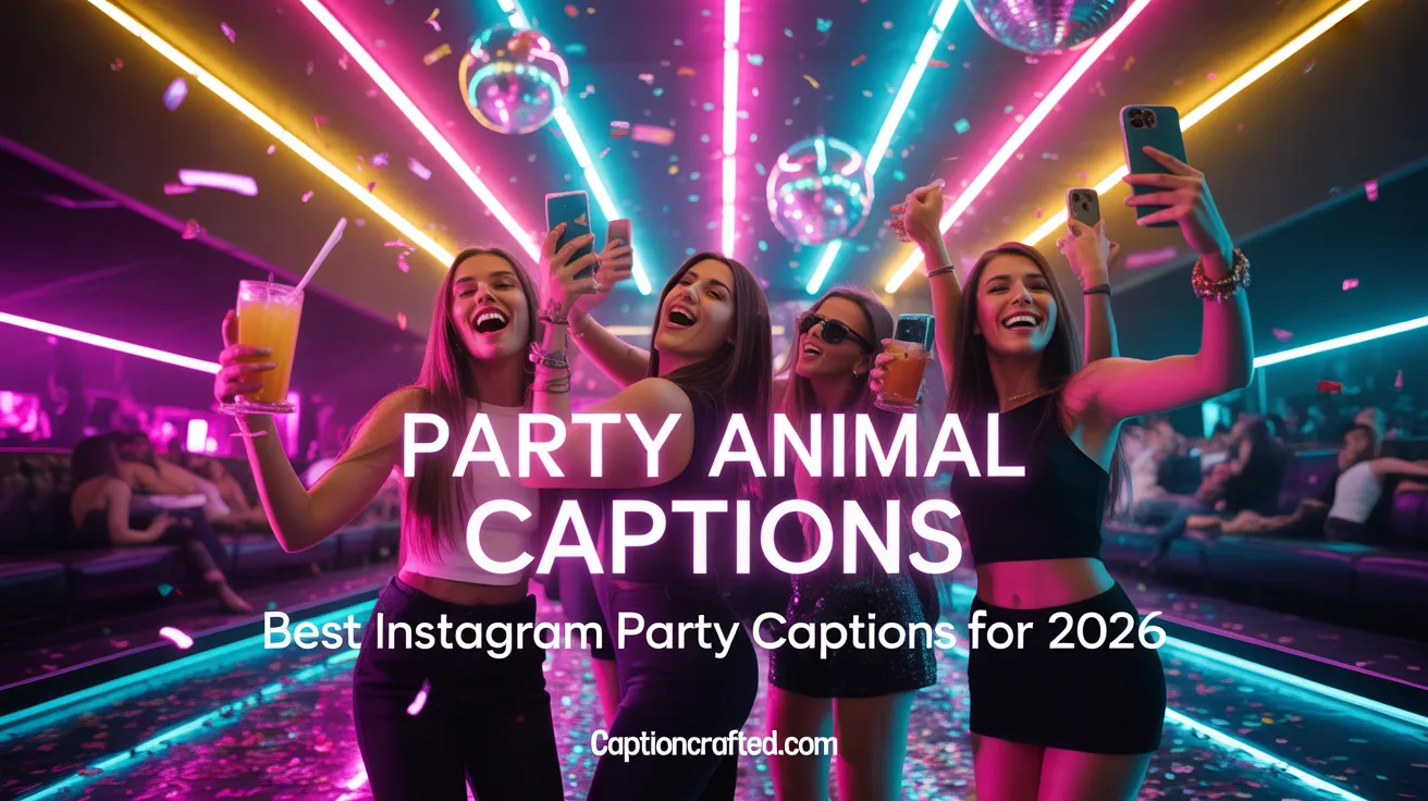 Party Animal Captions