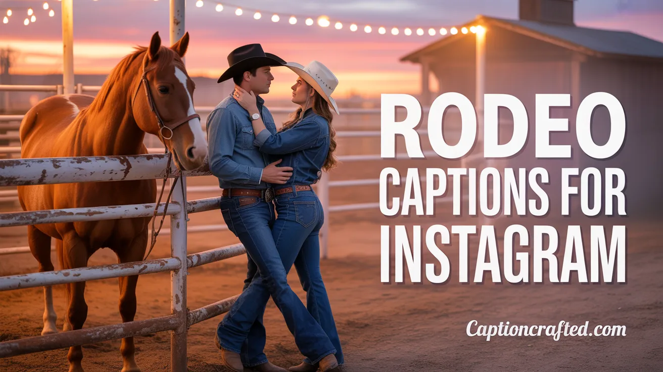 rodeo captions for instagram