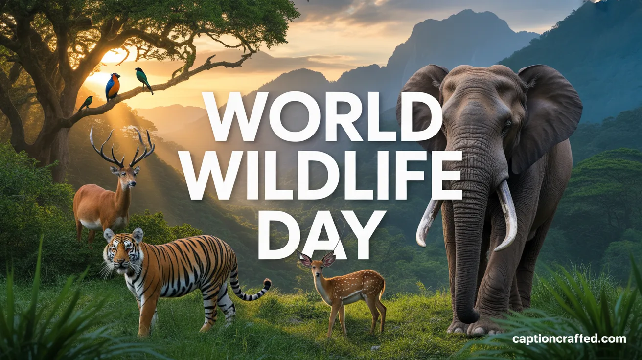 World Wildlife Day Captions