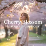 Cherry Blossom Instagram Captions