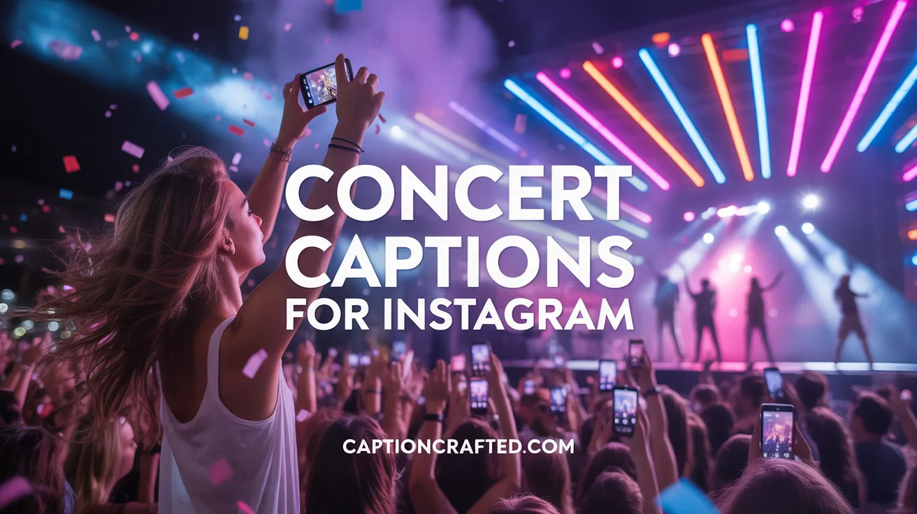 concert captions for instagram