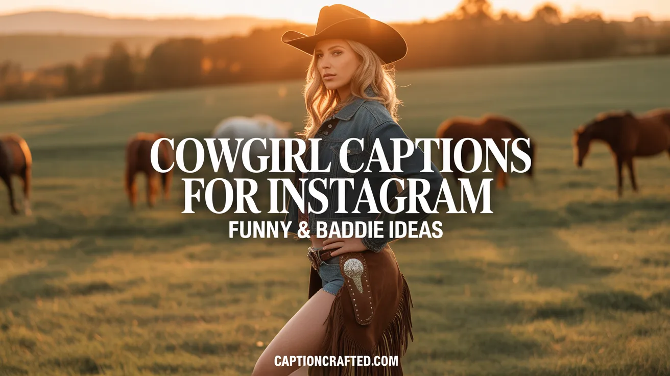 cowgirl captions for instagram