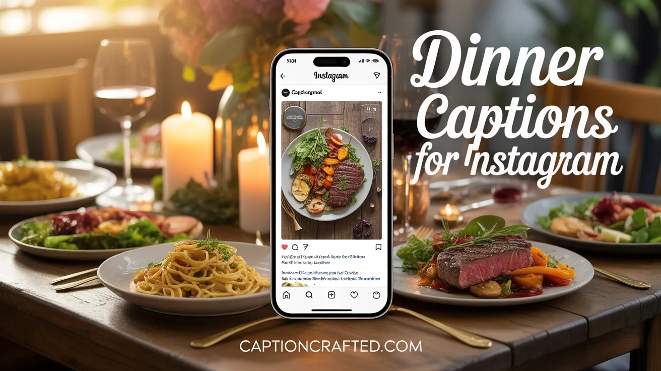 Dinner Captions for Instagram
