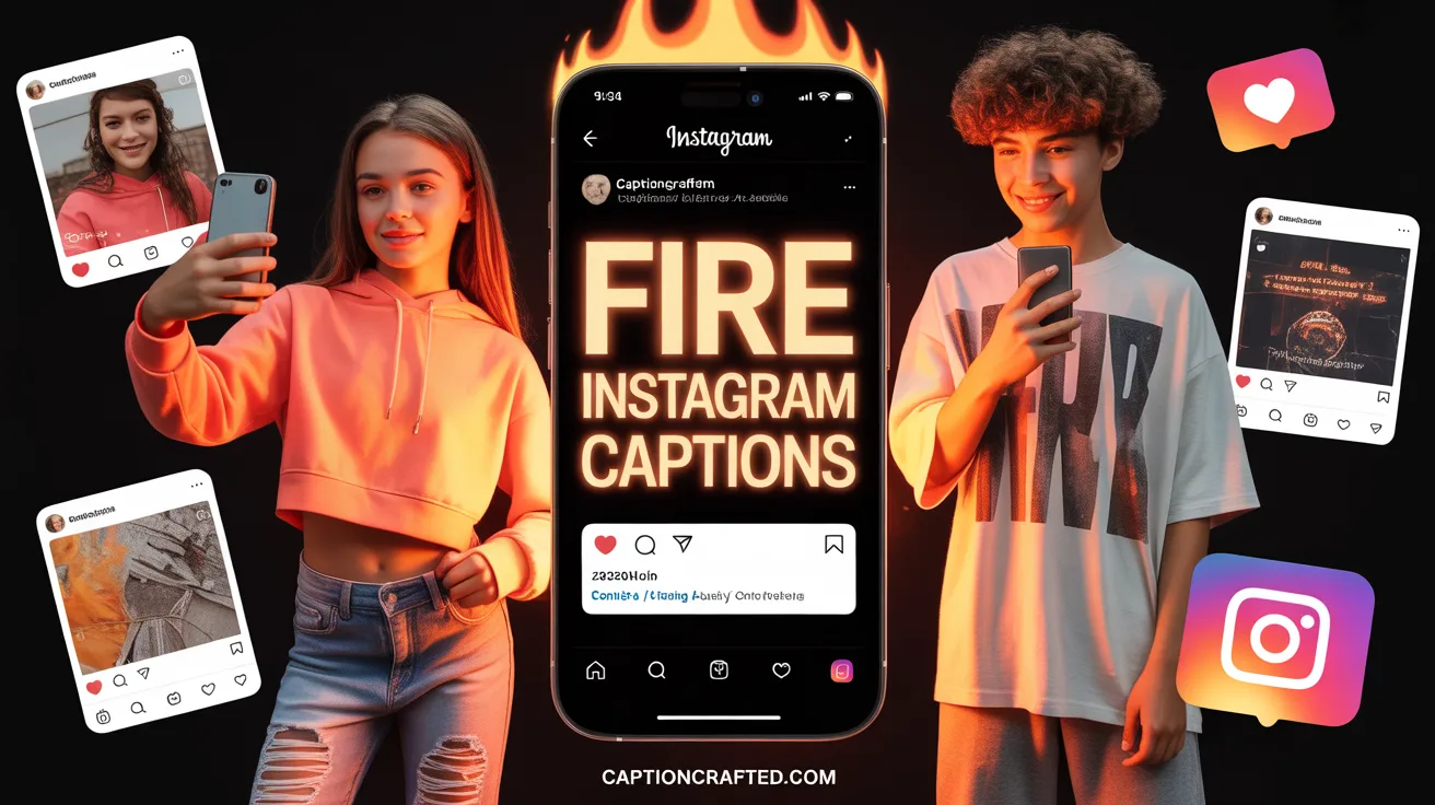 fire captions for instagram