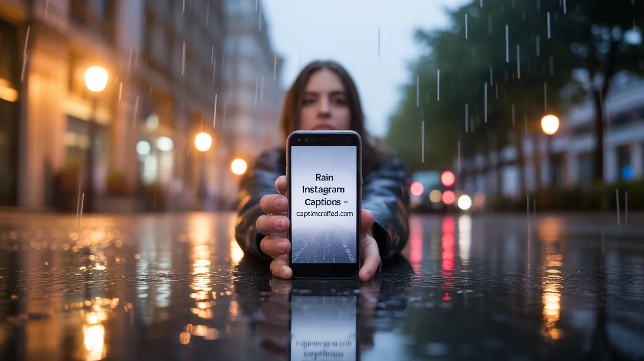 Rain Instagram Captions