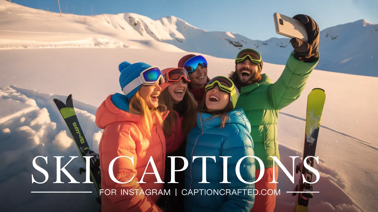 ski captions for instagram