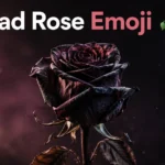 dead rose emoji