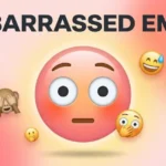 embarrassed emoji