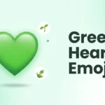 green heart emoji