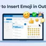 insert emoji in outlook