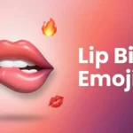 lip biting emoji