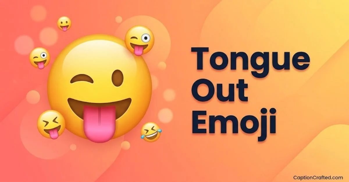 tongue out emoji