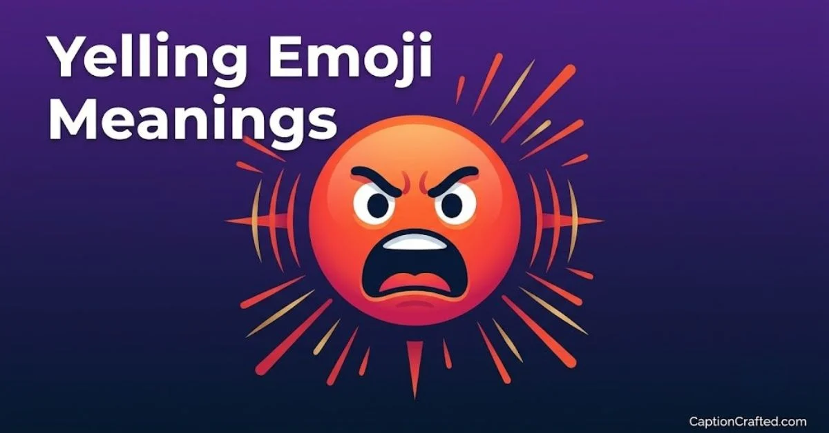 yelling emoji